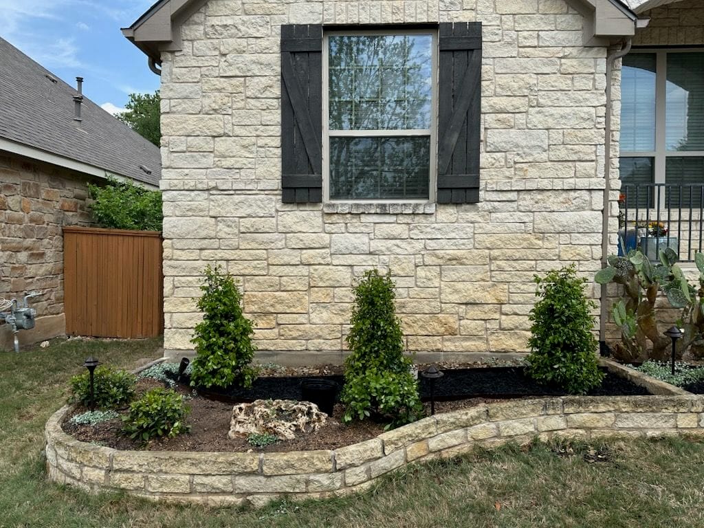 Georgetown Stone and Shrub Garden Creation