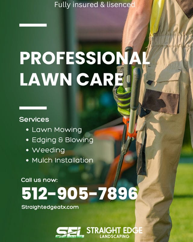 Professional Lawn Care Announcement